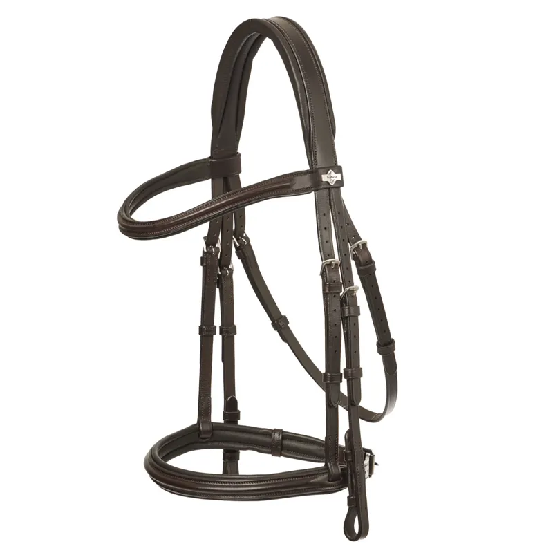 LeMieux Arika Cavesson Bridle - Brown/Silver