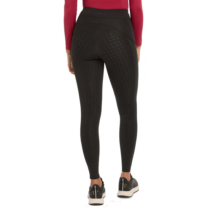 LeMieux Naomi Full Grip Pull On Riding Tights - Black-4