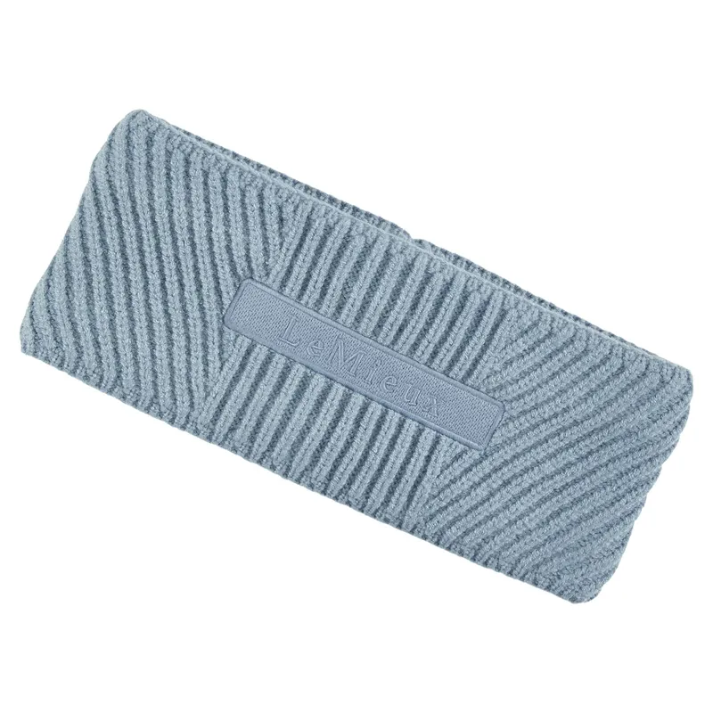 LeMieux Clara Cable Knit Headband - Glacier-1