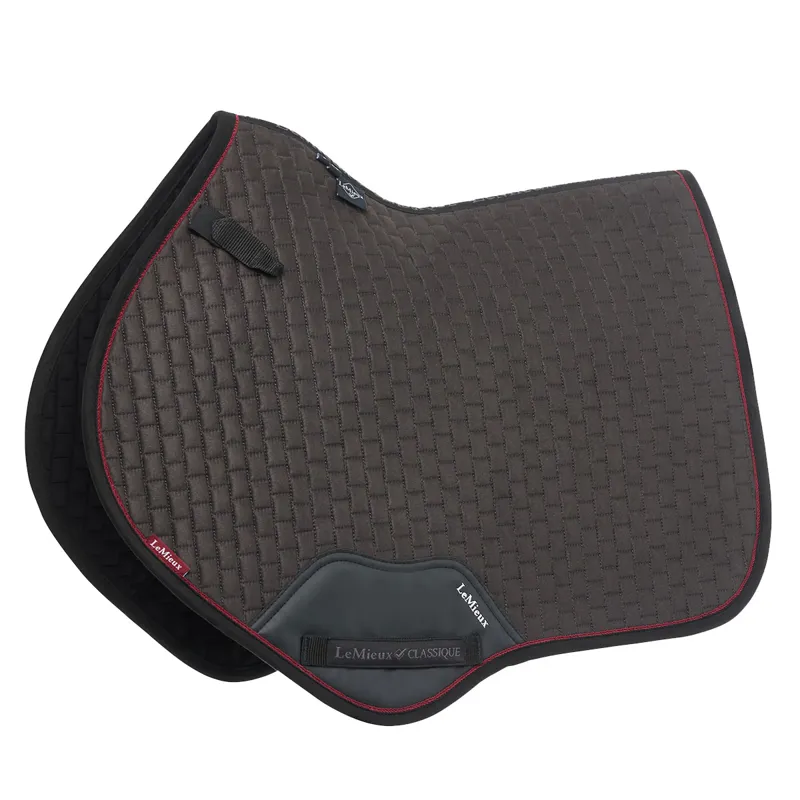 LeMieux Suede Close Contact Squae Saddle Pad- White- Lage