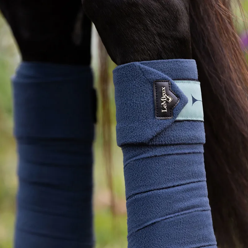 LeMieux Luxury Polo Bandages - Petrol-2