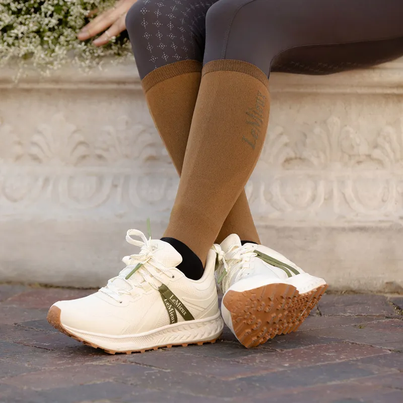 LeMieux Competition Riding Socks 2 Pack - Ginger-1