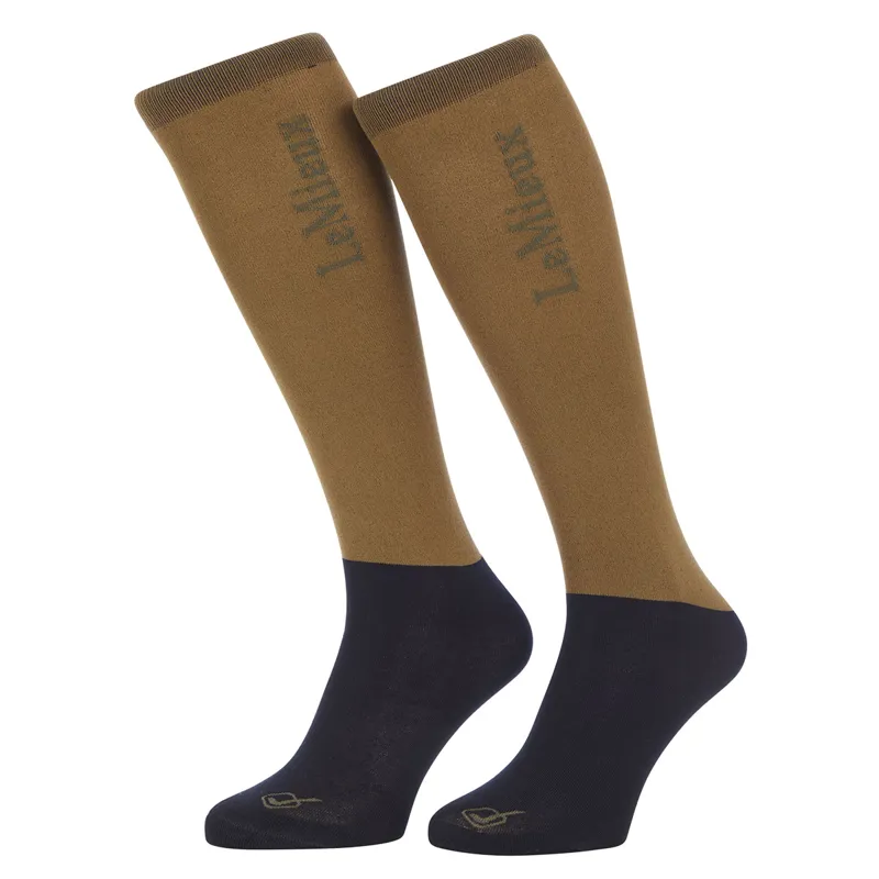 LeMieux Competition Riding Socks 2 Pack - Ginger