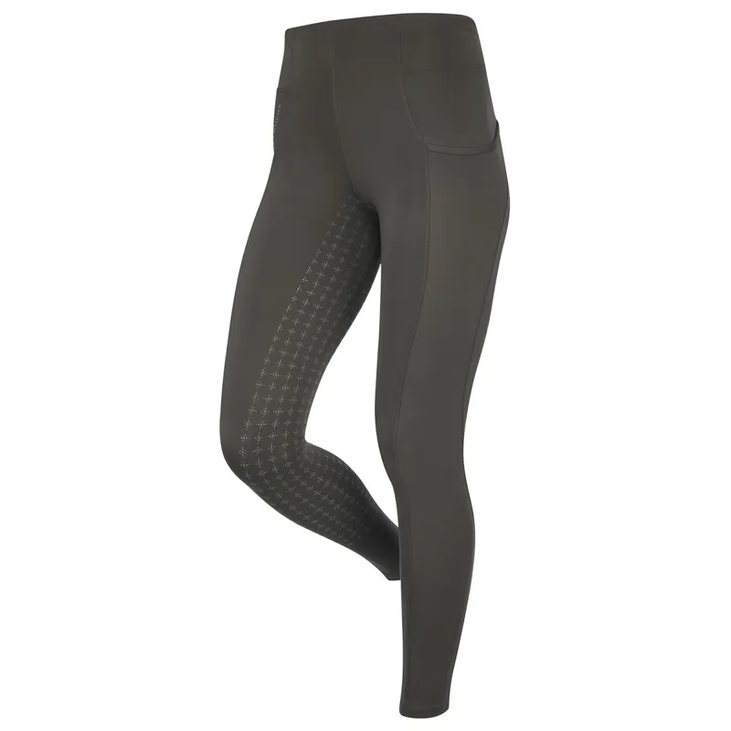 LeMieux Naomi Full Grip Pull On Riding Tights - Cinder