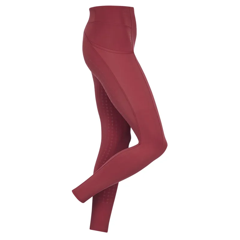 LeMieux Naomi Full Grip Pull On Riding Tights - Ember-1