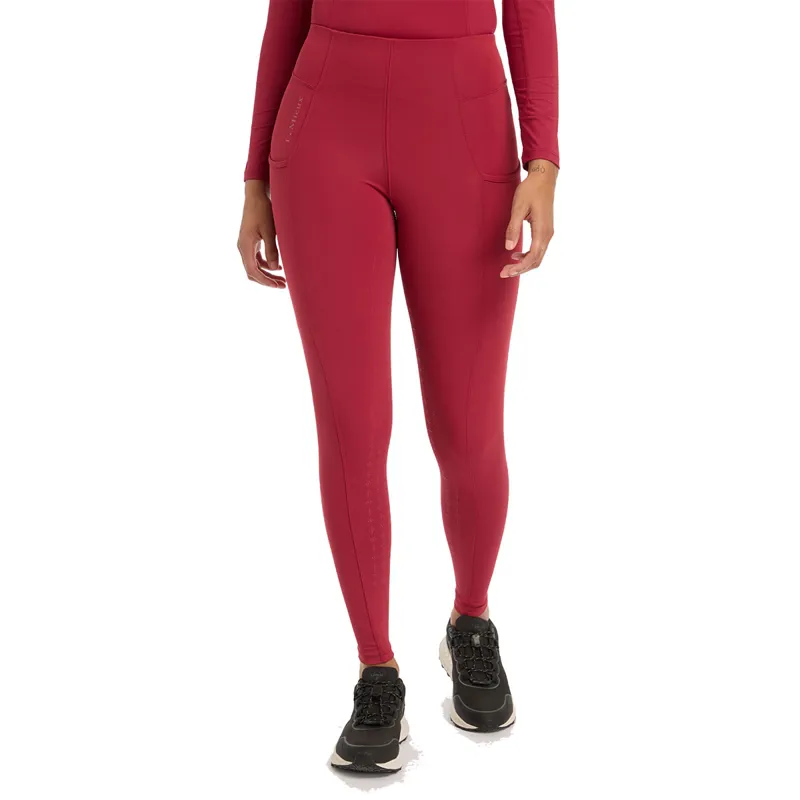 LeMieux Naomi Full Grip Pull On Riding Tights - Ember-2