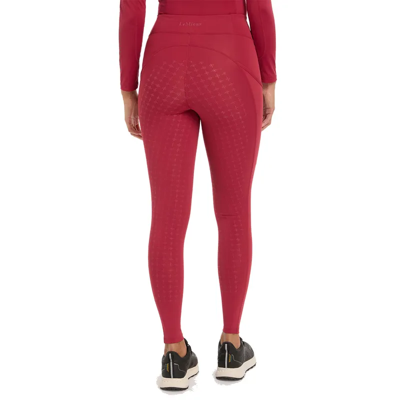 LeMieux Naomi Full Grip Pull On Riding Tights - Ember-3
