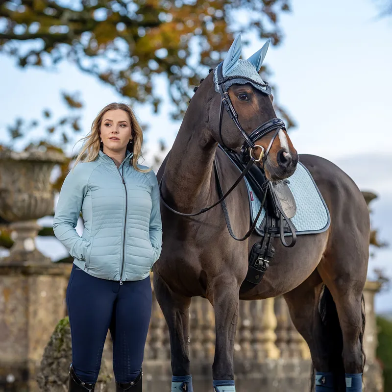 LeMieux Juliette Ladies Quilted Jacket - Glacier-4