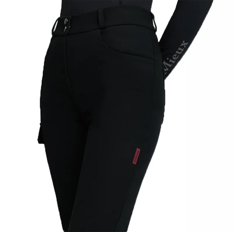 LeMieux Stormwear Womens Stretch Waterproof Trousers - Black-6
