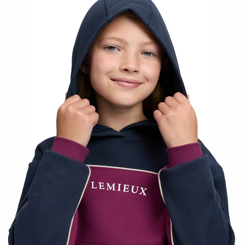 LeMieux Young Rider Sadie Hoodie - Blackberry-4