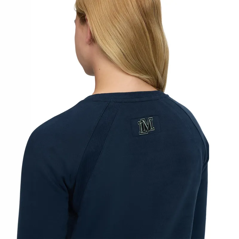 LeMieux Young Rider Shay Varsity Crew Jumper - Navy-4