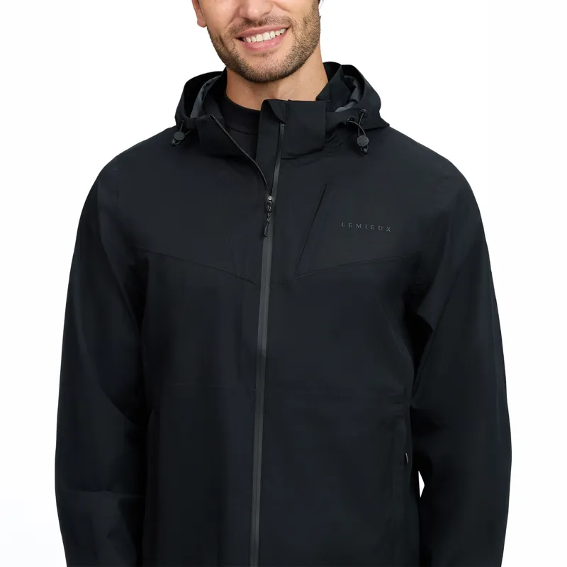 LeMieux Mens Lightweight Waterproof Jacket - Black-6