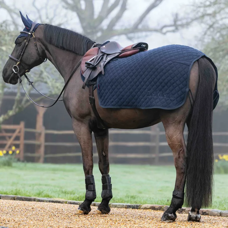 LeMieux Arika Clima-Tek Quarter Sheet - Navy-1