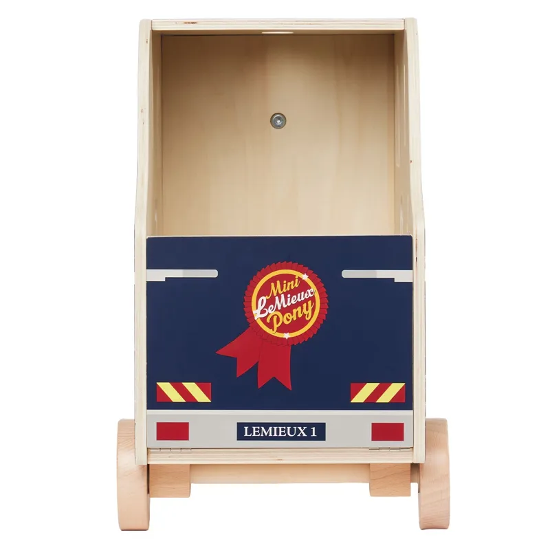 LeMieux Mini Toy Pony Wooden Lorry - Navy-5