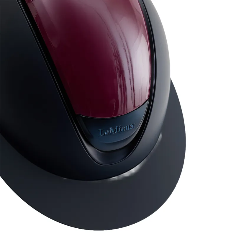 LeMieux Verv Helmet Panel - Blackberry-2