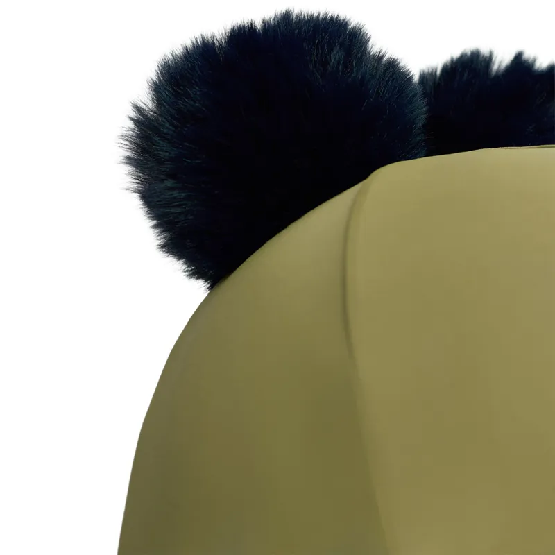 LeMieux Mini Double Pom Hat Silk - Gooseberry-4