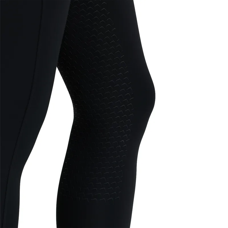 LeMieux Natalie Womens Brushed Full Grip Pull On Riding Tights - Black-4