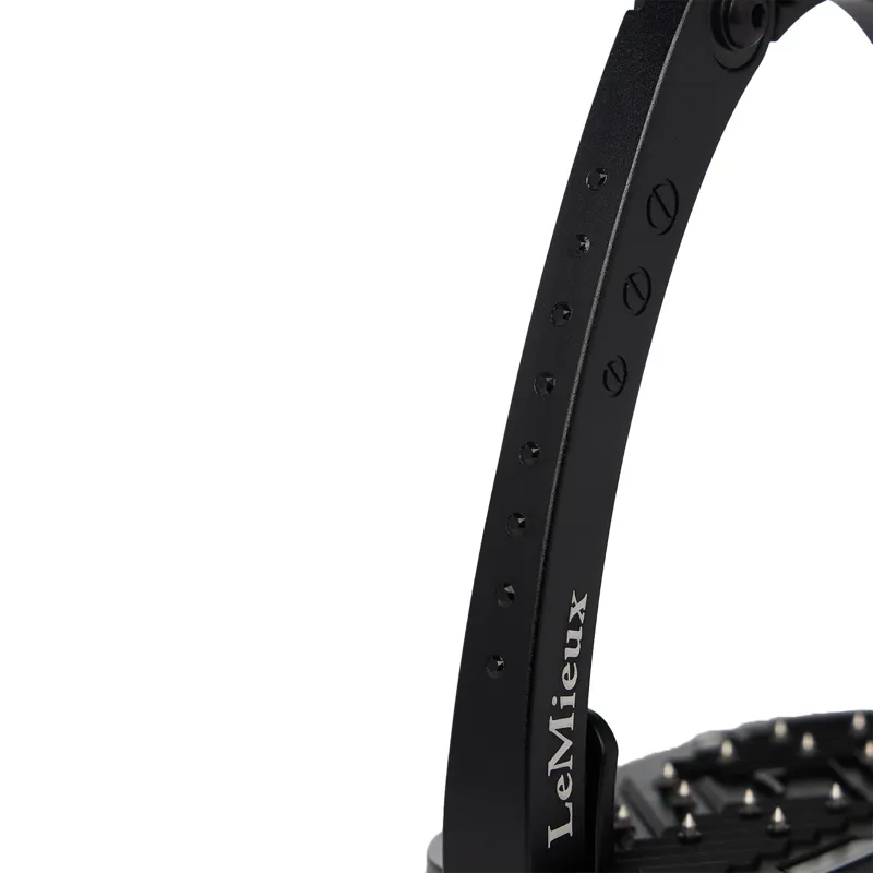 LeMieux Brilliance Vector Balance Stirrups - Black-4