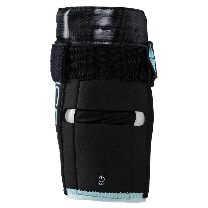 Horseware Ice-Vibe Knee Wraps - Black/Aqua-1