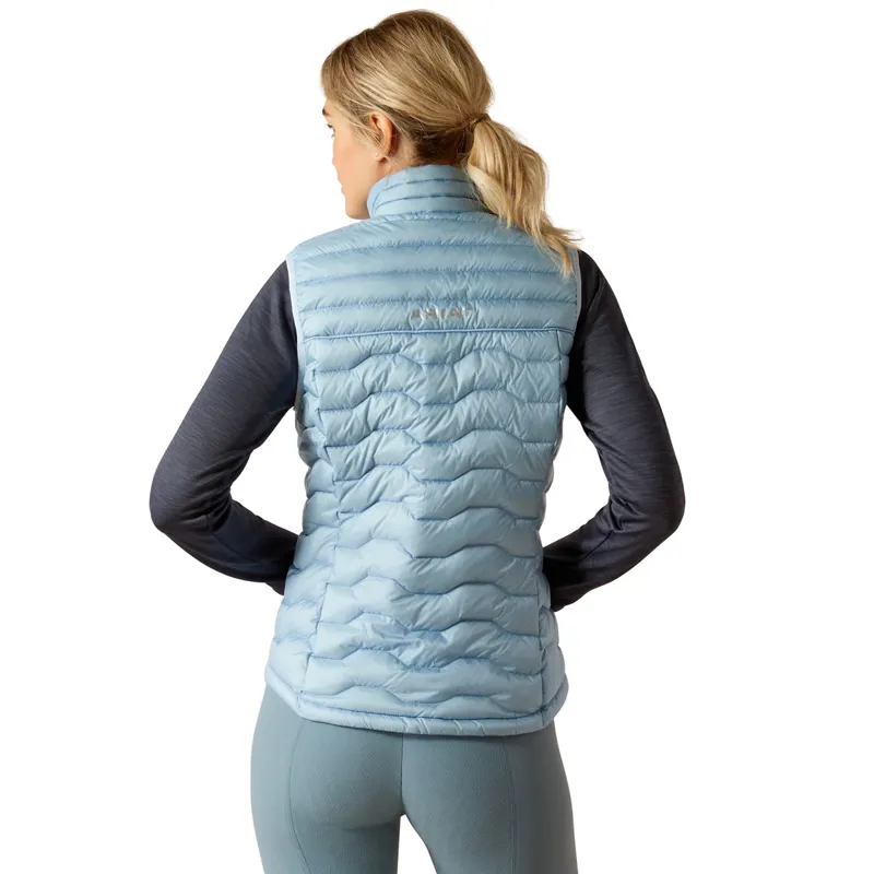 Ariat Ideal Down Ladies Vest Gilet - Cerulean Blue-4