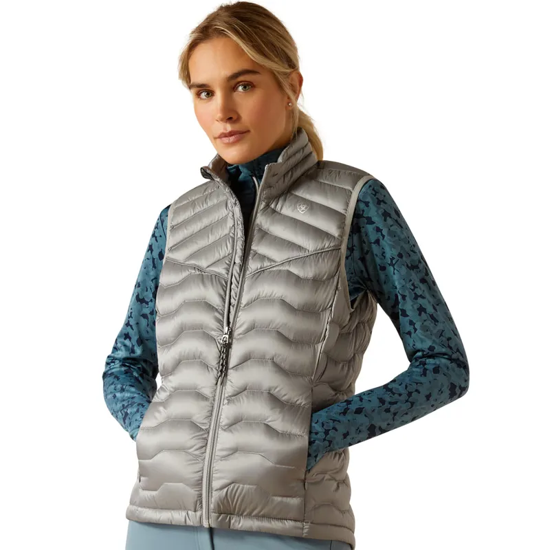 Ariat Ideal Down Ladies Vest Gilet - Ultimate Grey