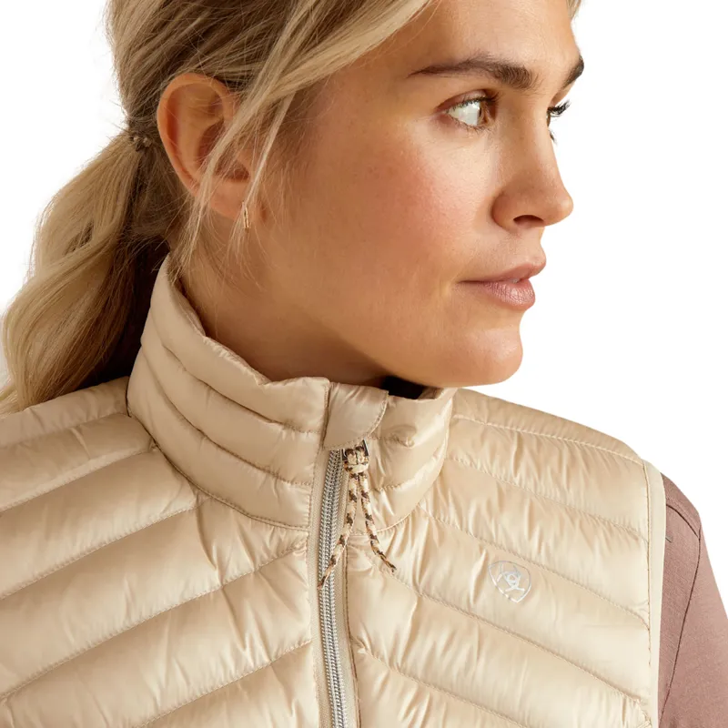 Ariat Ideal Down Ladies Vest Gilet - Summer Sand-2