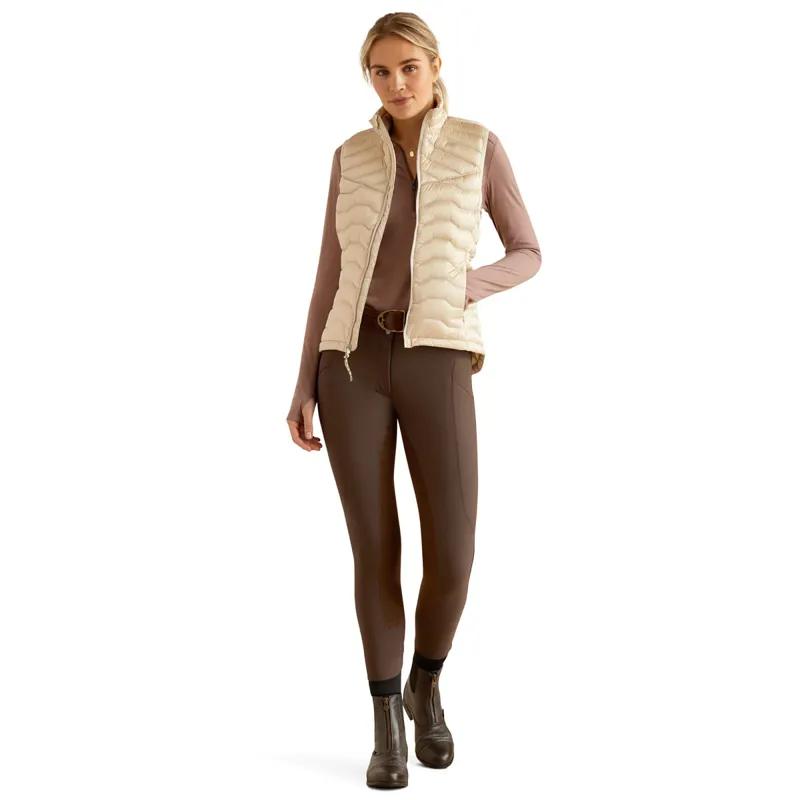 Ariat Ideal Down Ladies Vest Gilet - Summer Sand-1