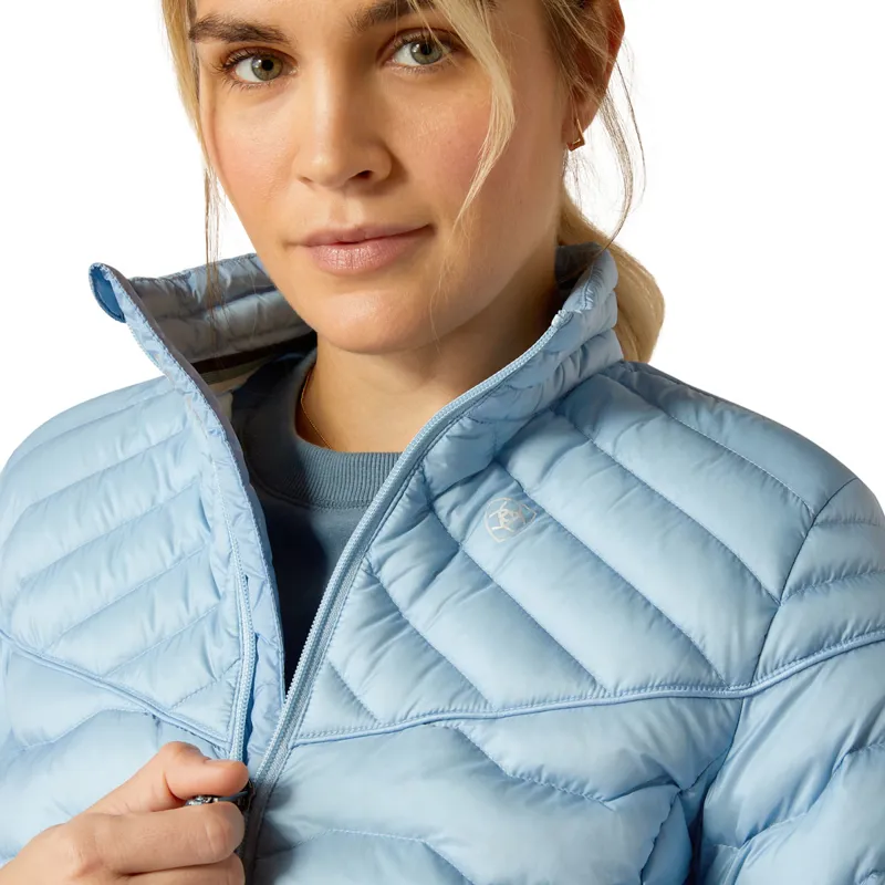 Ariat Ideal 3.0 Down Ladies Jacket - Cerulean Blue-3