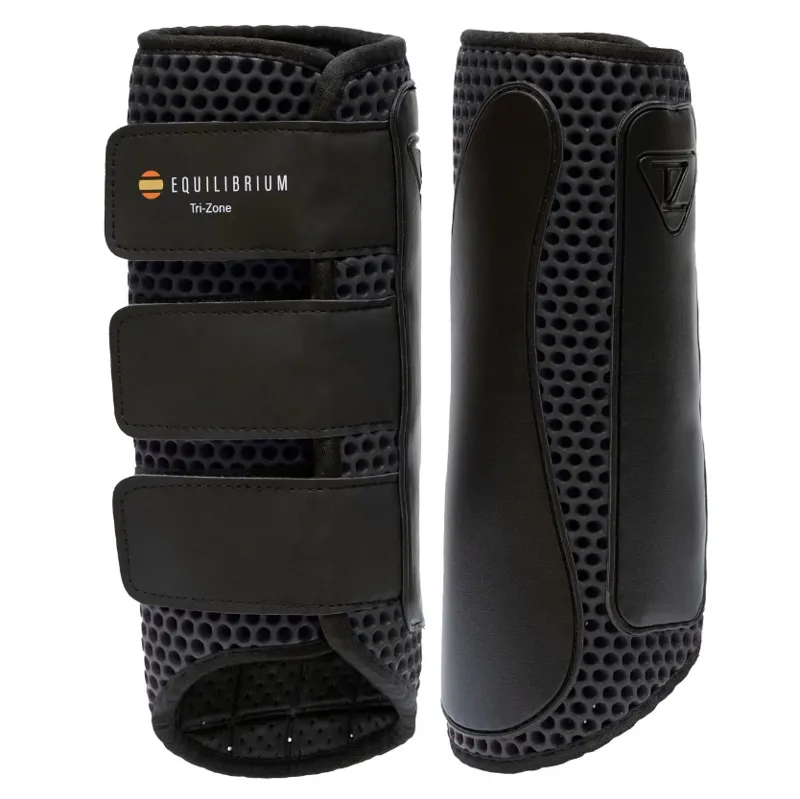 Equilibrium Tri-Zone Impact Sport Hind Boots - Black