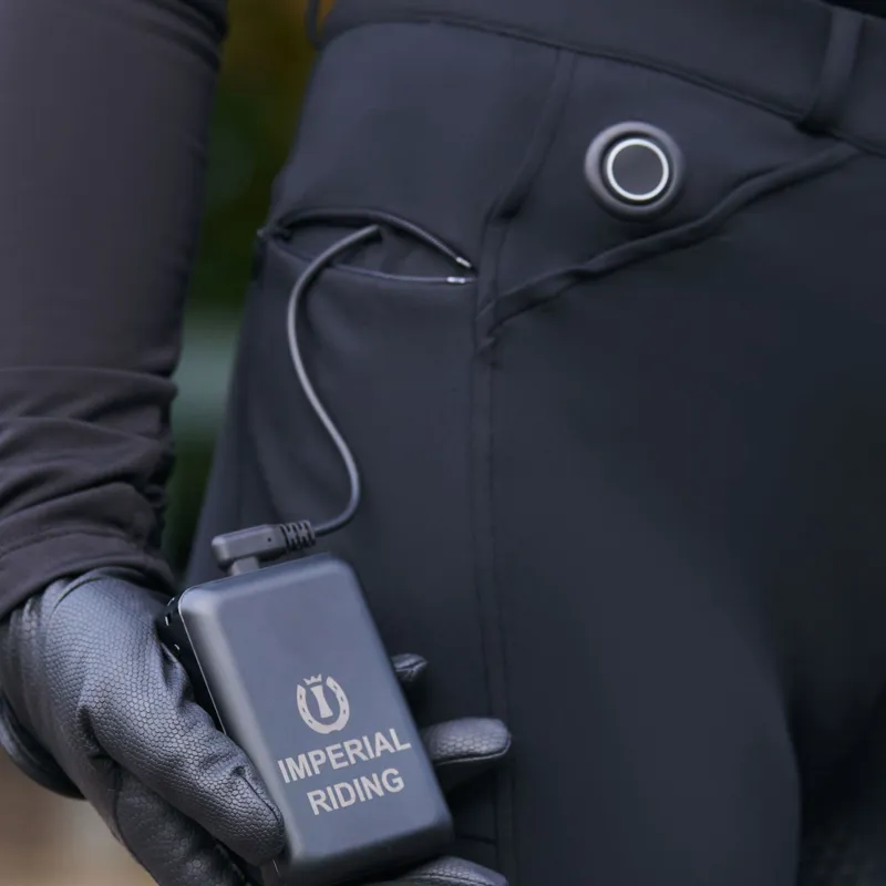 Imperial Riding Heated Full Grip Womens Breeches - Black-9