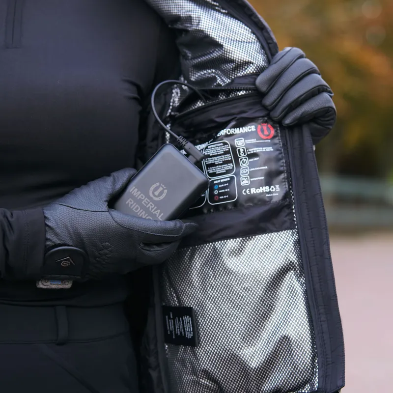 Imperial Riding Heated Womens Gilet - Black-2