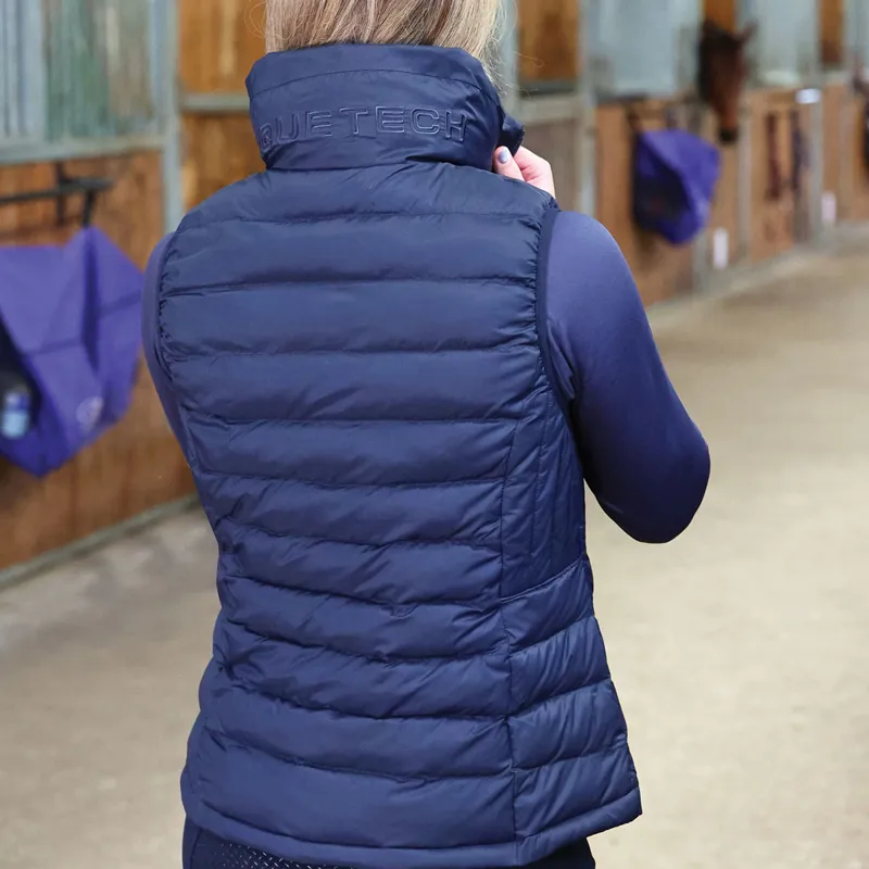Equetech Inferno Ladies Padded Heated Gilet - Navy-1