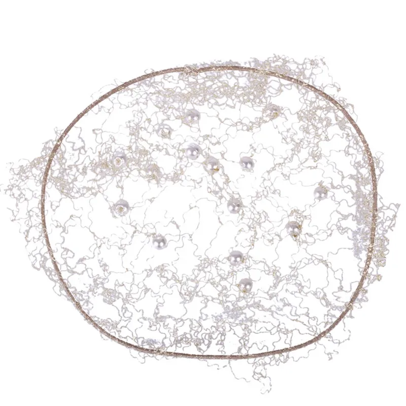 QHP Invisible Pearl Hairnet - Blonde