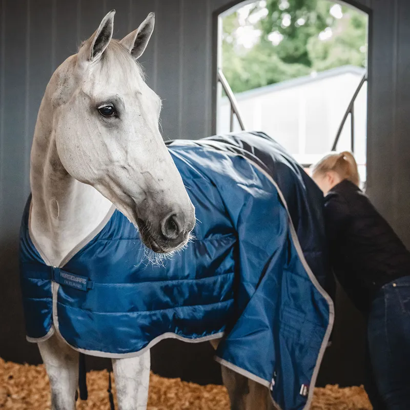 Horseware Ionic 200g Rug Liner - Imperial Blue/Silver/Navy-2