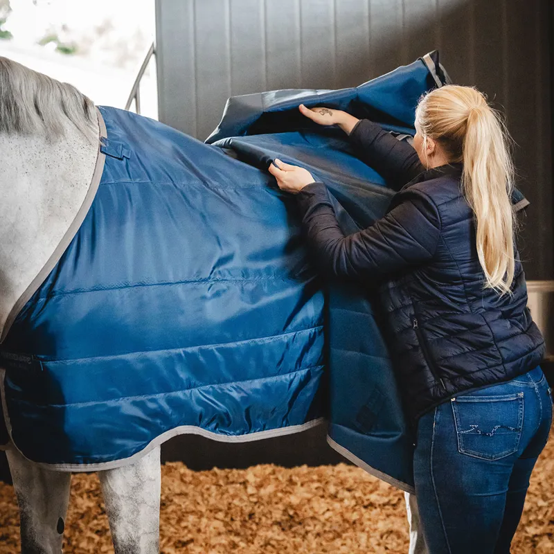 Horseware Ionic 200g Rug Liner - Imperial Blue/Silver/Navy-1