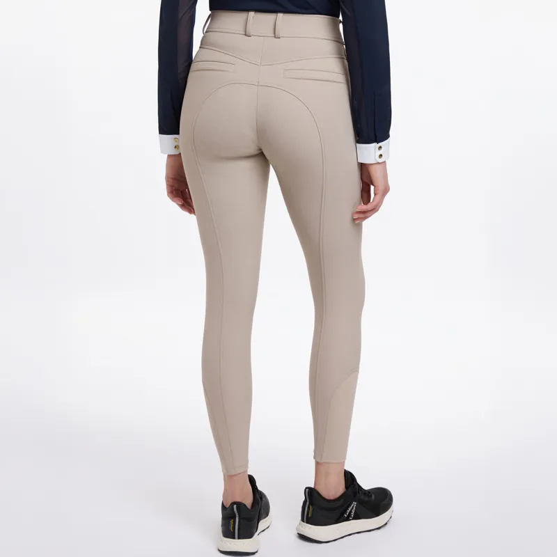 LeMieux Isabelle Womens Full Grip Breeches - Almond-2