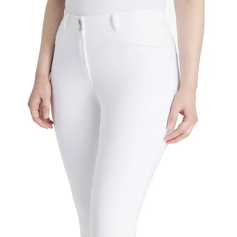 LeMieux Isabelle Full Grip Womens Competition Breeches - White-6