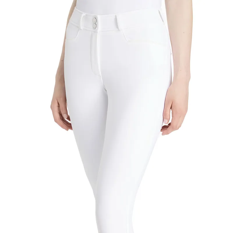 LeMieux Isabelle Full Grip Womens Competition Breeches - White-3