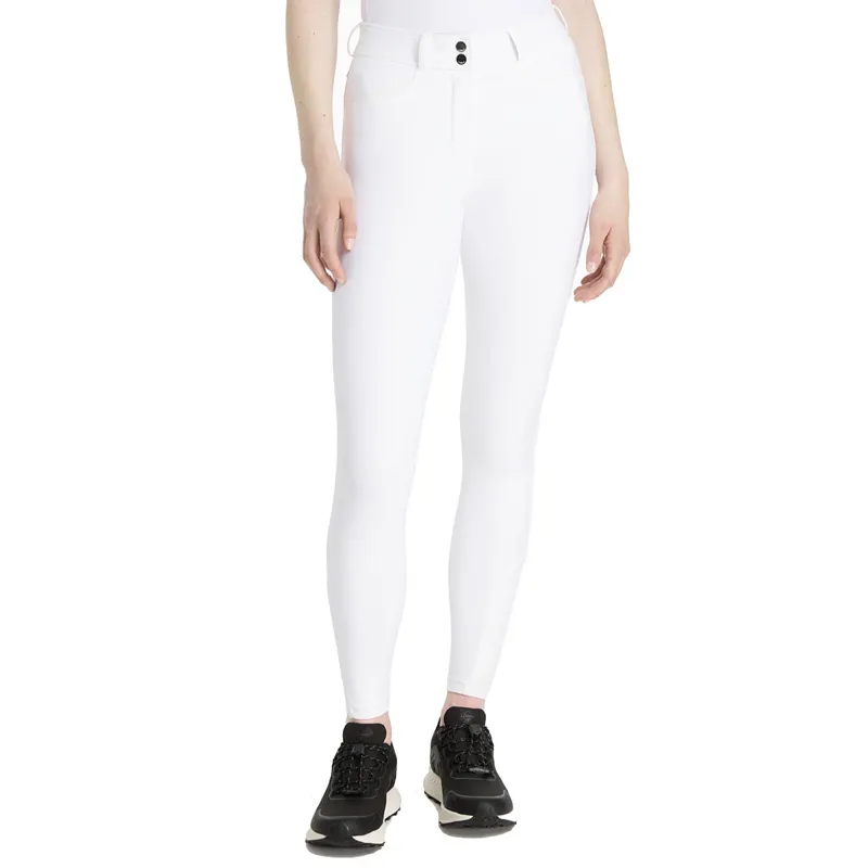 LeMieux Isabelle Full Grip Womens Competition Breeches - White-1