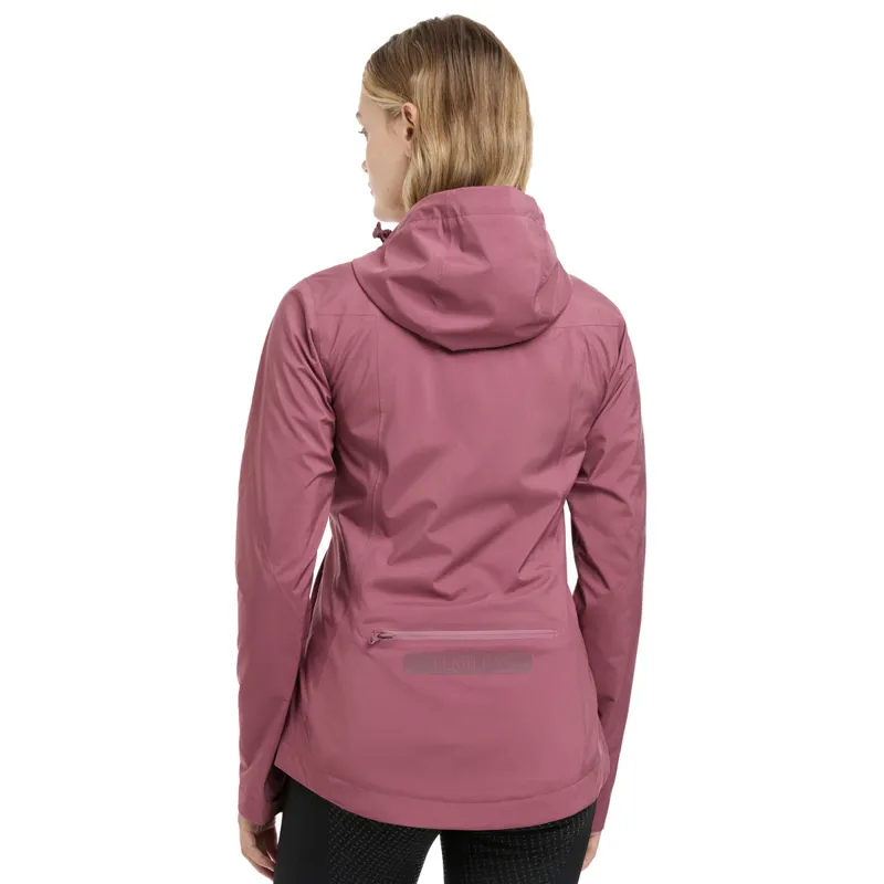 LeMieux Isla Ladies Short Waterproof Jacket - Rosewood-2