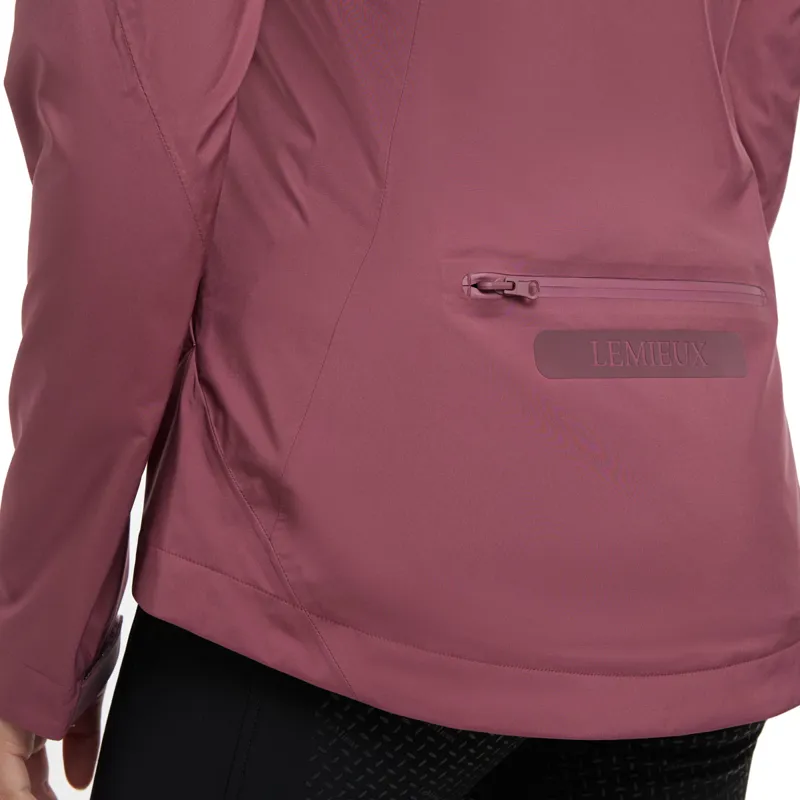 LeMieux Isla Ladies Short Waterproof Jacket - Rosewood-4