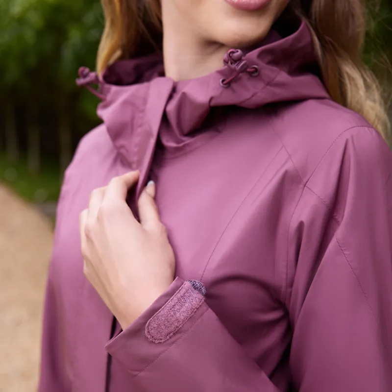 LeMieux Isla Ladies Short Waterproof Jacket - Rosewood-6
