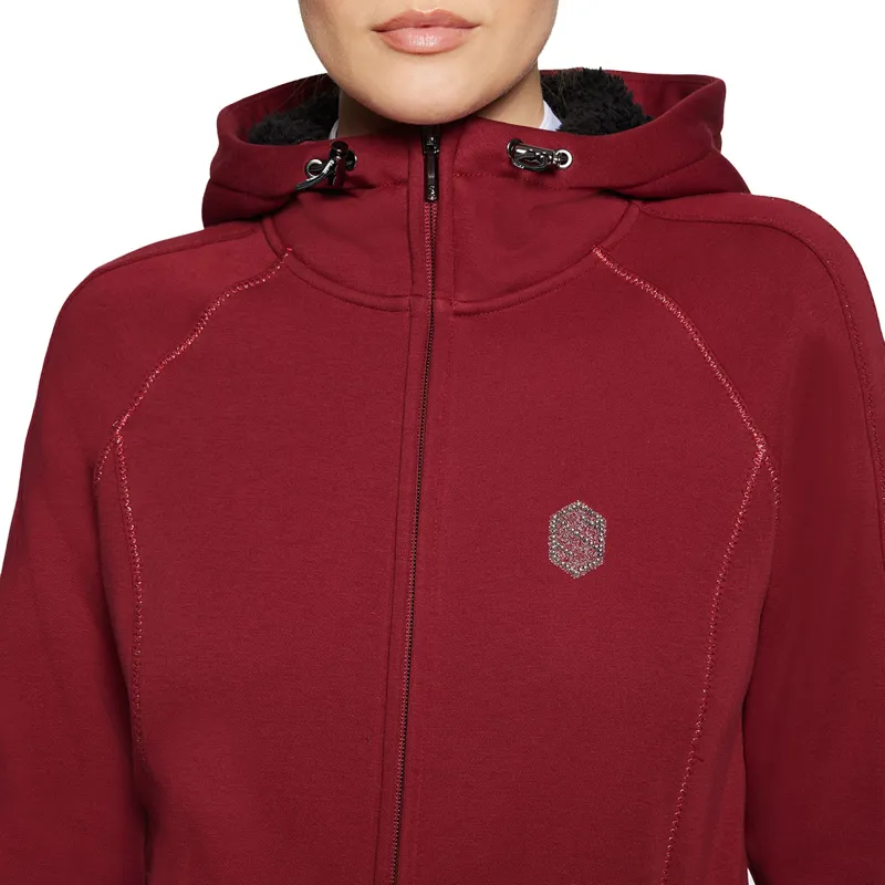 Samshield Ivy Womens Zip Hoodie - Raspberry-3
