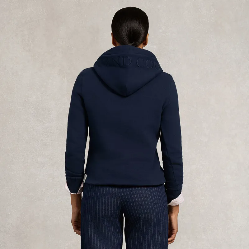 Holland Cooper Ivy League Womens Hoodie - Ink Navy-3