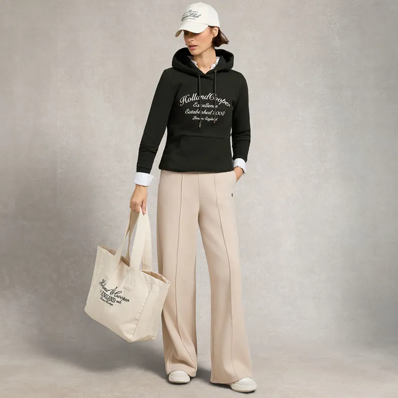 Holland Cooper Ivy League Womens Hoodie - Racing Green-4