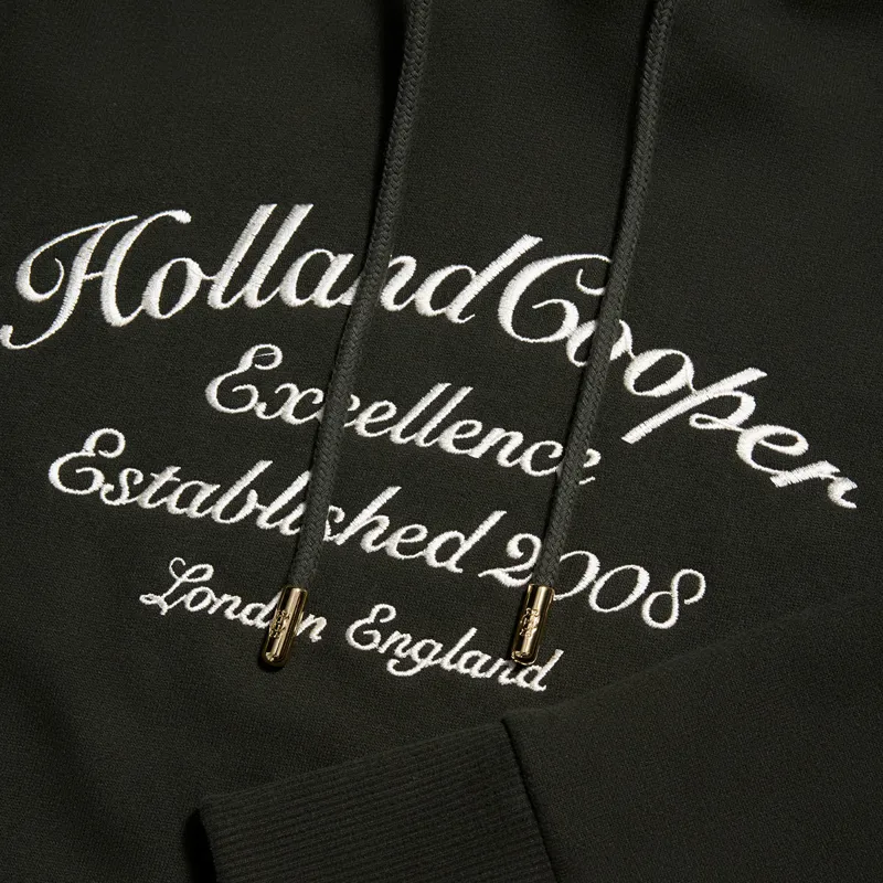 Holland Cooper Ivy League Womens Hoodie - Racing Green-10