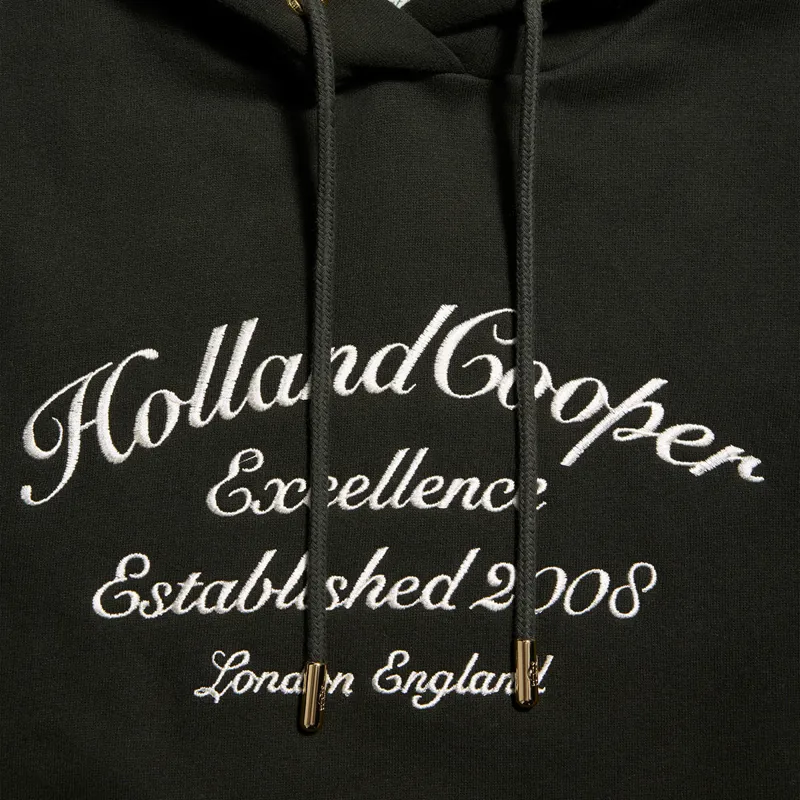 Holland Cooper Ivy League Womens Hoodie - Racing Green-8