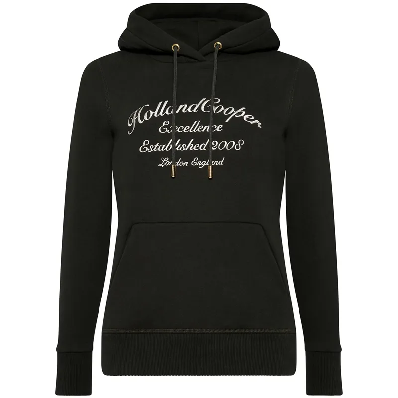 Holland Cooper Ivy League Womens Hoodie - Racing Green-7