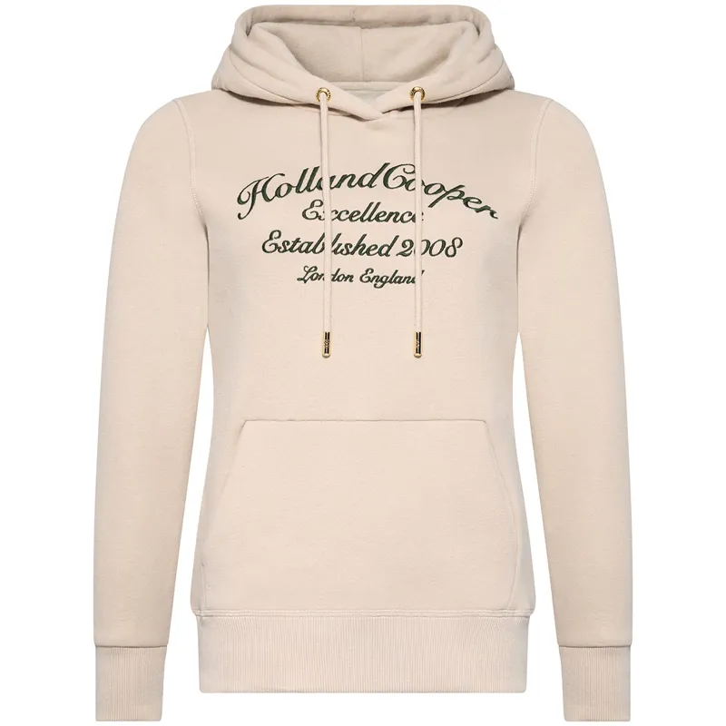 Holland Cooper Ivy League Womens Hoodie - Stone-5