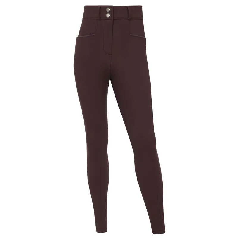 LeMieux Young Rider Izzy Full Grip Junior Breeches - Damson-1